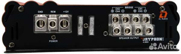 Автомобильный усилитель 4 канала grifon