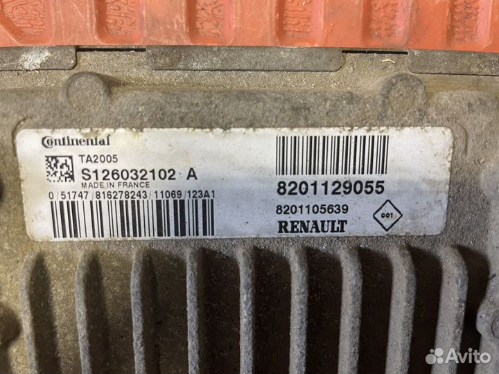 Renault logan блок управления АКПП
