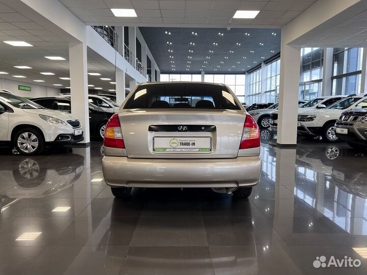 Hyundai Accent 1.5 МТ, 2006, 223 797 км