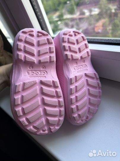 Сапоги crocs c 7