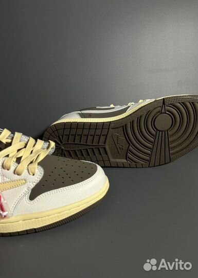 Кроссовки Travis Scott x Air Jordan 1 Люкс