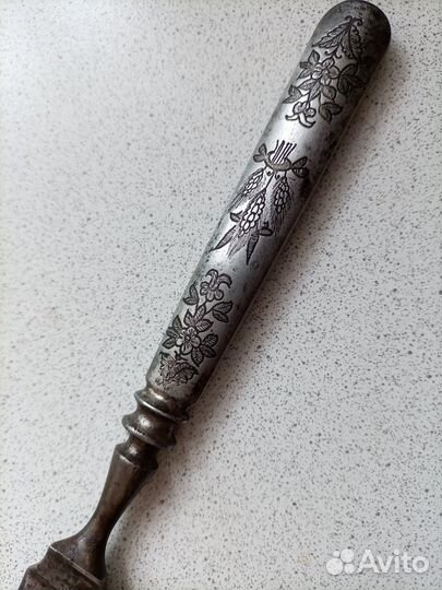 Старинный нож для рыбы Сардинка, Златоуст