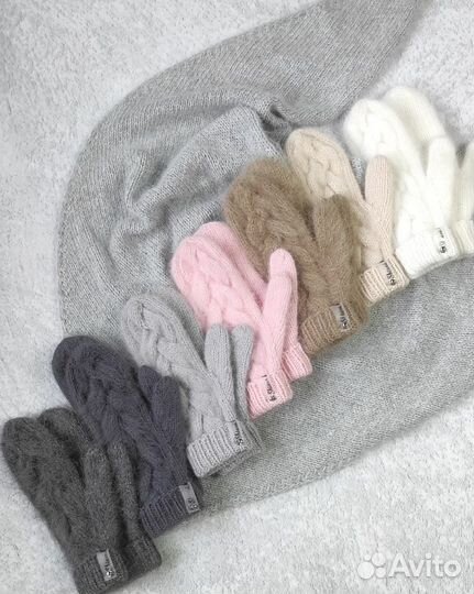 Варежки ручной работы