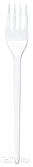 Набор одноразовых вилкок белые, 10 шт