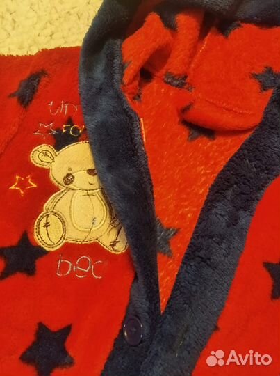 Детский махровый халат 110