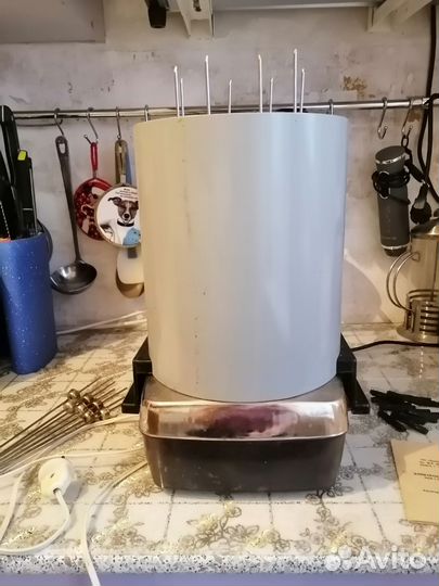 Электрошашлычница огонек б/у