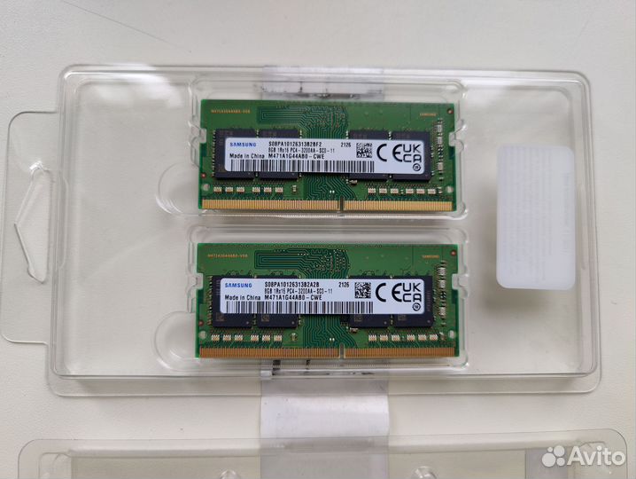 Оперативная память SO-dimm DDR-4 16Gb(8*2) Samsung