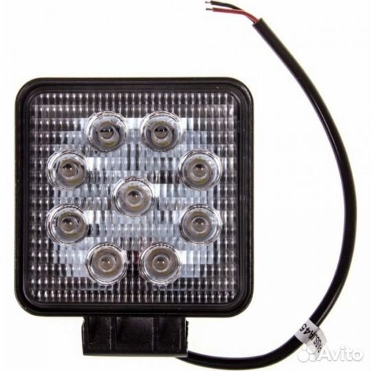 Фара светодиодная off road 105*105мм квадрат