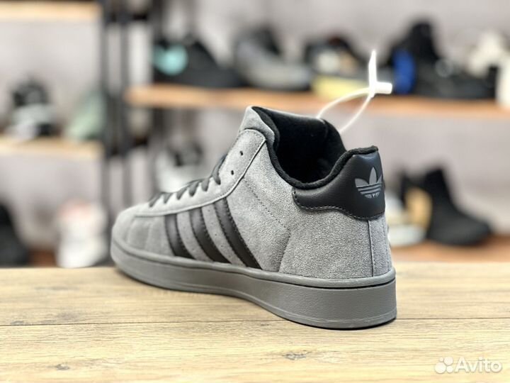 Кроссовки мужские Зимние с Мехом Adidas Campus