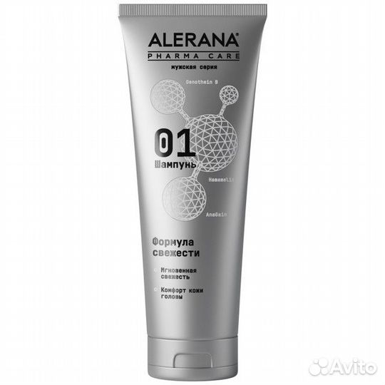 Шампунь alerana Pharma Формула свежести 260мл мужс