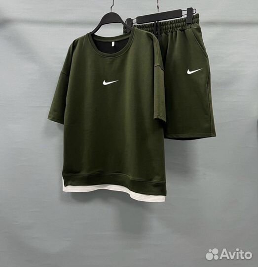 Nike летний костюм мужской футболка и шорты