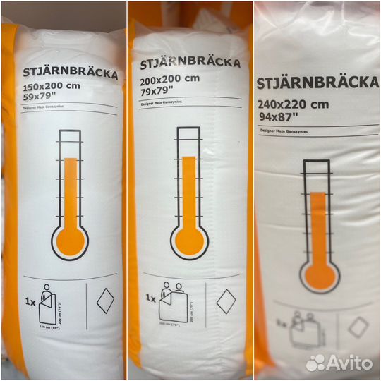 Одеяло stjärnbräcka IKEA все размеры