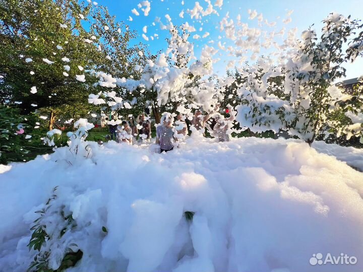 Пенное шоу. Пенная вечеринка. Шоу Красок Холли