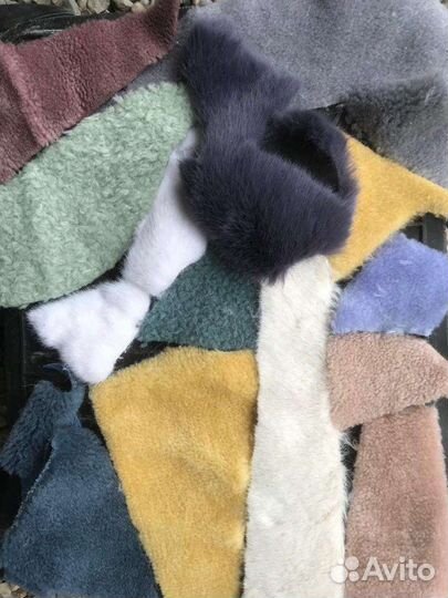 Куски искусственного меха