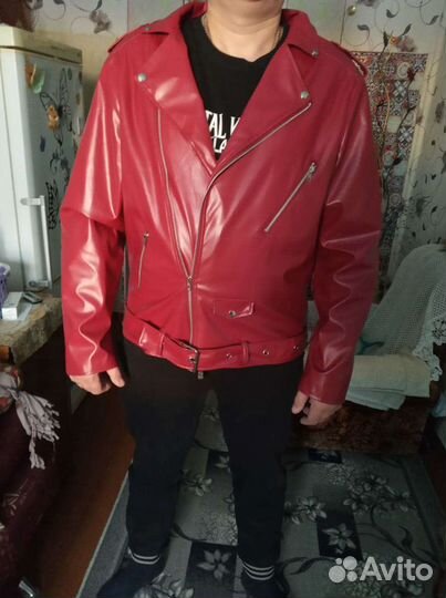 Кожаная куртка мужская