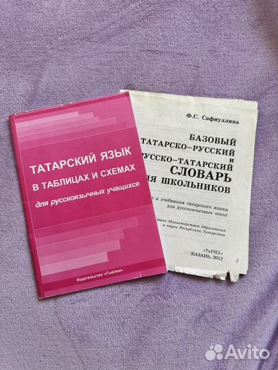 Татарский язык в таблицах и схемах/ Словарь