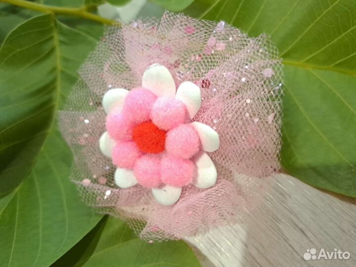 Резиночки для волос ручной работы