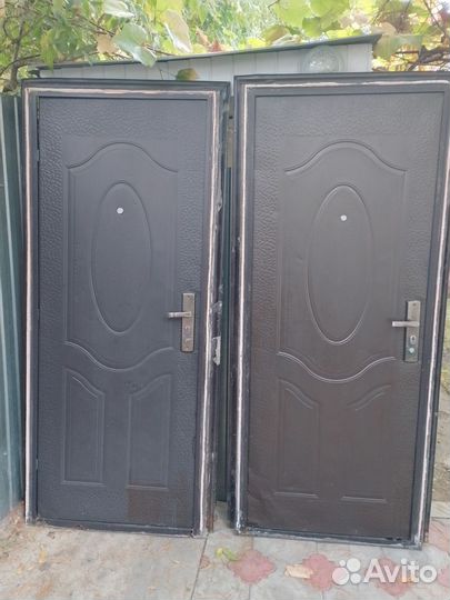 Дверь входная металлическая бу