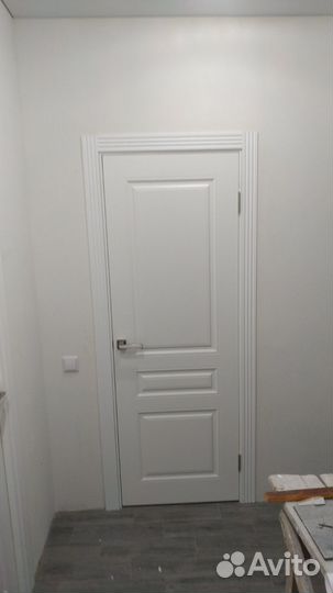 Дверь межкомнатная эмаль белая