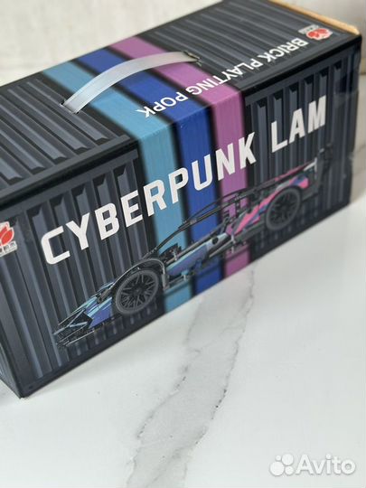 Конструктор лего lamborghini cyberpunk