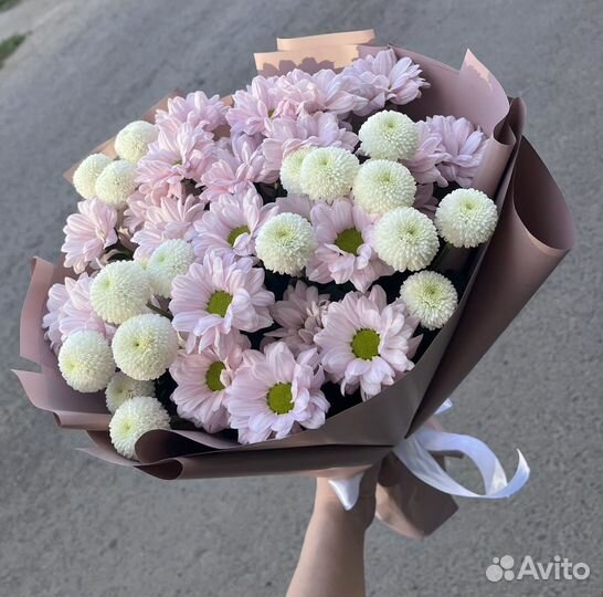 Букет из хризантем