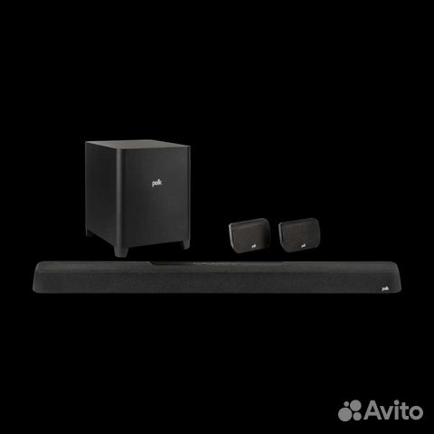 Polk magnifi MAX AX soundbar + колонки SR2