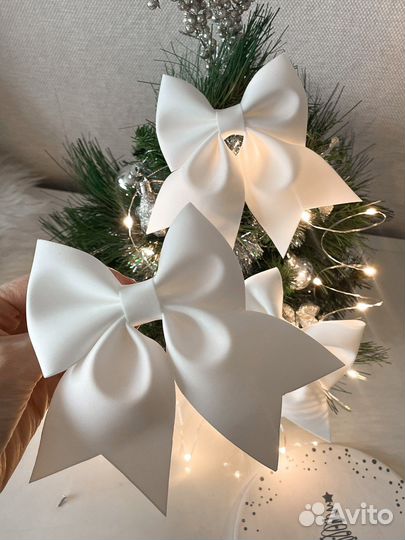 Банты на елку, елочное украшение игрушка шар