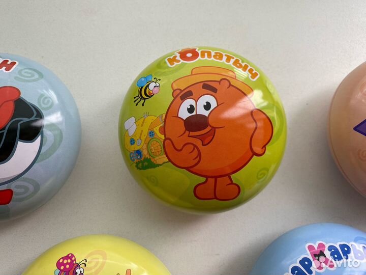 Смешарики шары коробочки баночки шкатулки
