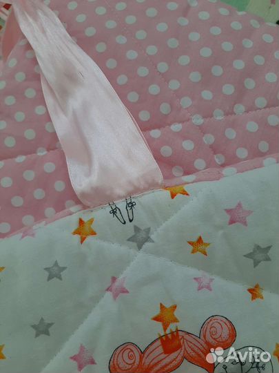 Комплект белья в кроватку с одеялком