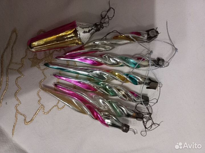 Елочные игрушки СССР советские