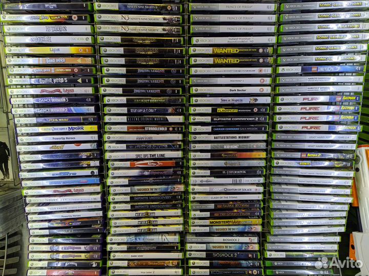 Диски на xbox 360 большой ассортимент