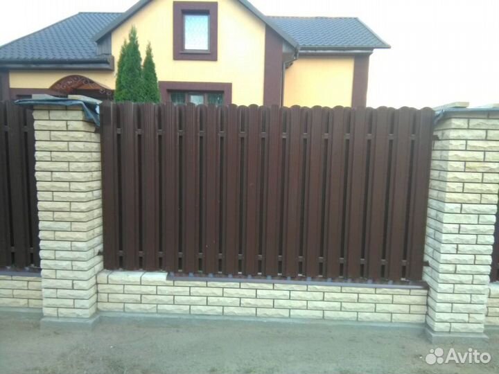 Забор из профнастила