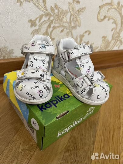 Босоножки для девочки 19 размер