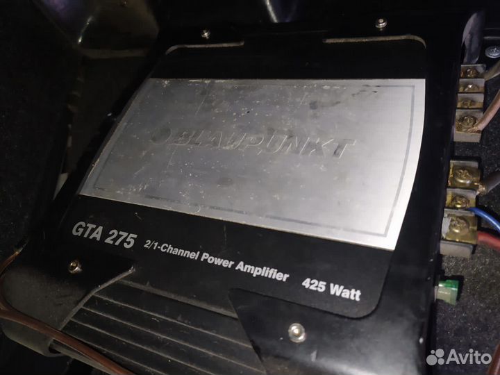 Сабвуфер и усилитель