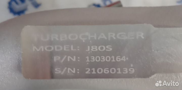 Турбокомпрессор 13030164/13038512/13054111/J60