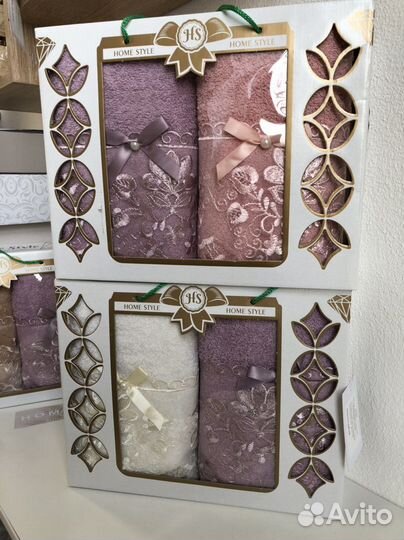 Полотенце 2 шт набор в коробке