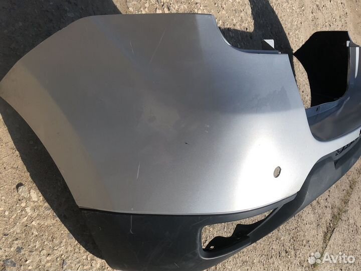 Задний бампер серебро Renault Duster с 2014