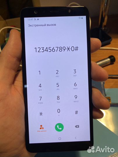 Дисплей для samsung a750f (a7 2018) (amoled)