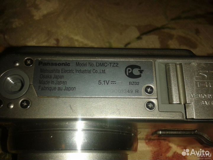 Панасоник DMC-TZ2. не исправен экран