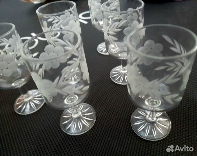 Стопки на ножке 6шт