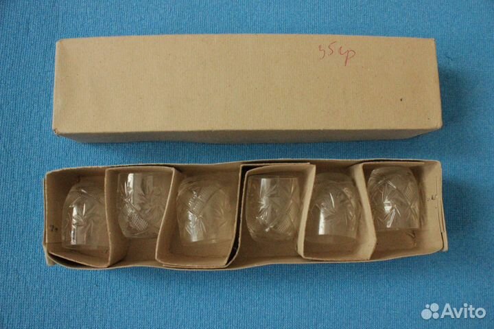 Набор стопок № 5108 1000/10 (35г). Хрусталь