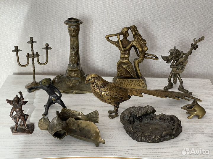 Статуэтка бронза латунь