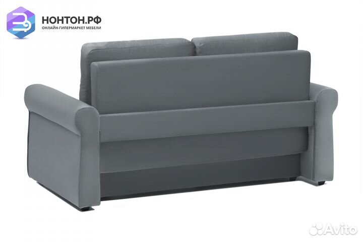 Диван еврокнижка Лира темно-серый