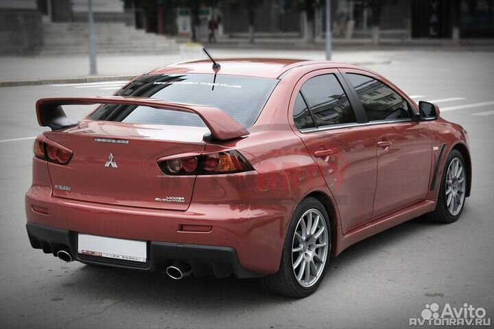 Реснички Sport на фонари Mitsubishi Lancer 10