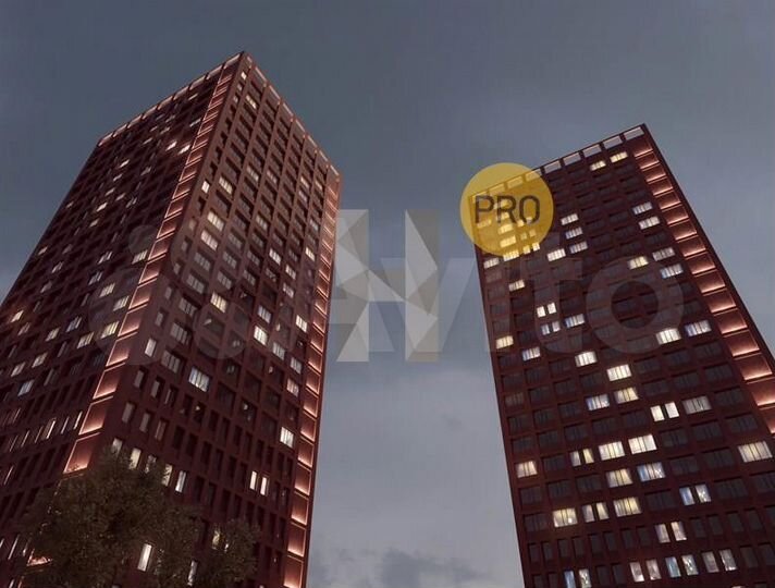 2-к. квартира, 46,7 м², 21/25 эт.