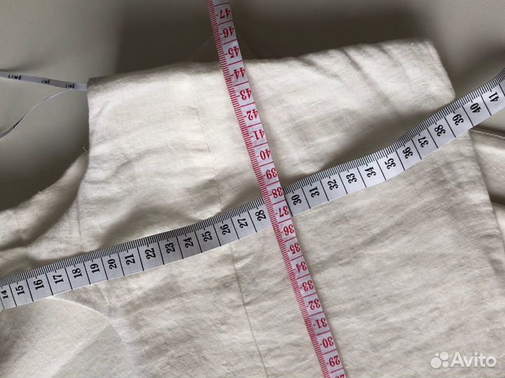 Комплект топ лен L юбка лен L lime новая