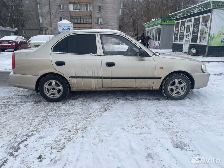 Hyundai Accent 1.5 МТ, 2005, 217 356 км