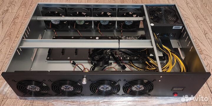 Корпус / Риг для 8 видеокарт