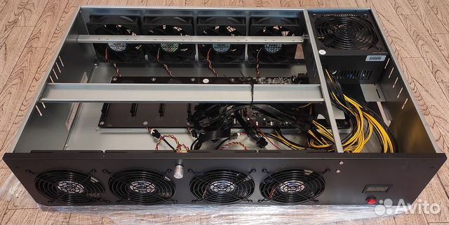 Корпус / Риг для 8 видеокарт