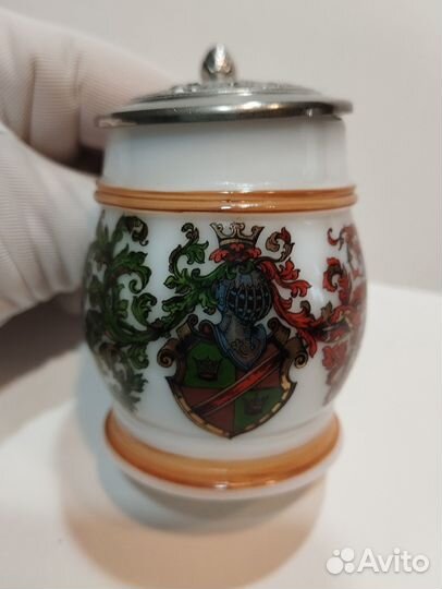 Коллекционная мини кружка клеймо BMF Zinn Germany